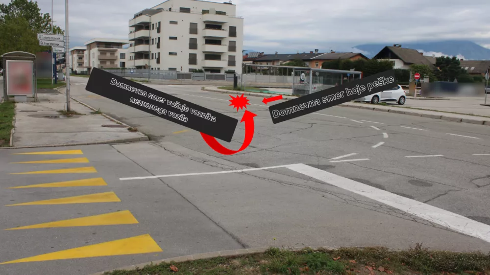 pu kranj križi&scaron;če nesreča