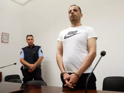26.08.2026 - sodi&scaron;če, obtoženi Aziz Ra&scaron;idFoto: Tomaž Skale