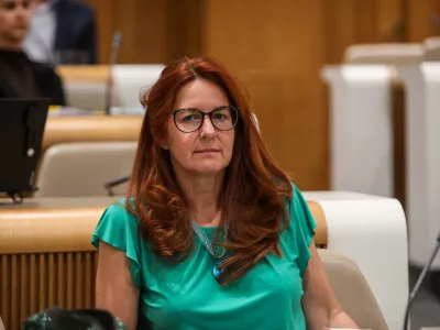 - Andreja Katič poslanka SD,- 01.06.2026. - Zasli&scaron;anja kandidatov za ministre 4. vleda Janeza Jan&scaron;e pred parlamentarnimi odbori v DZ RS.//FOTO: Bojan Velikonja