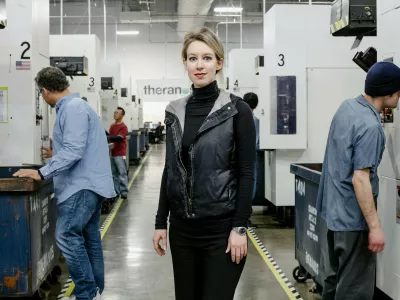 Elizabeth Holmes leta 2015 v svojem podjetju / Foto: Profimedia