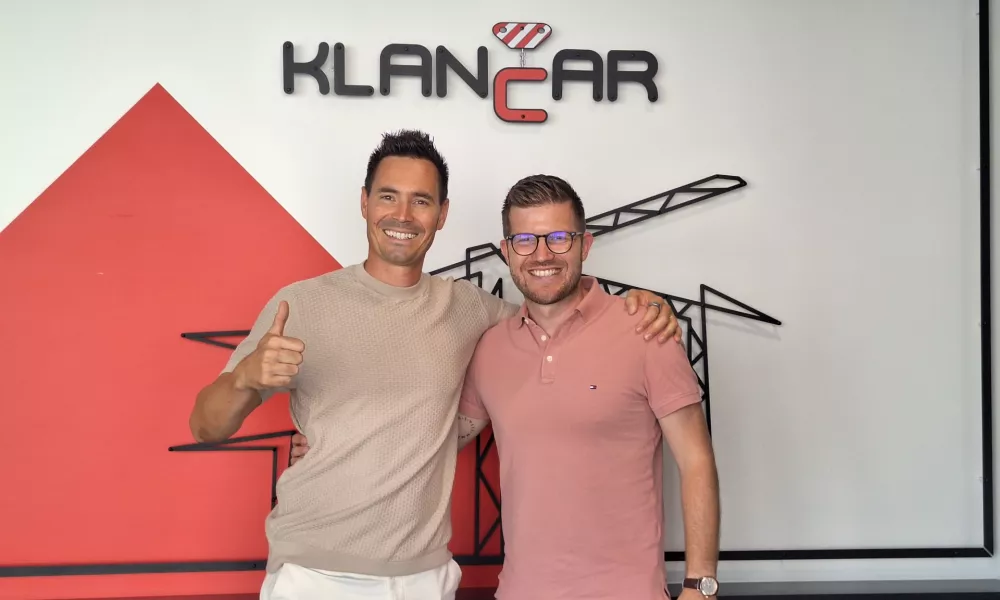 podjetje Klančar žerjavi, direktor Andrej Klančar in operativni direktor David Ro&scaron;ić