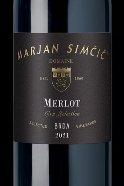 Marjan Simčič domaine- merlot cru selekcija 2021