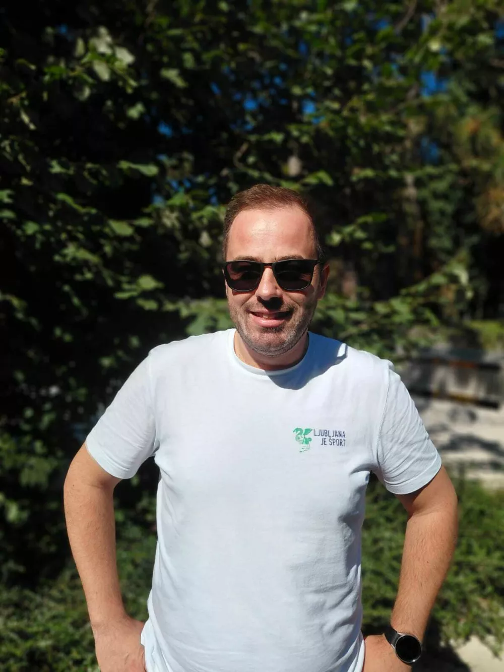Tomaž Pančur z Oddelka za &scaron;port Mestne občine Ljubljana