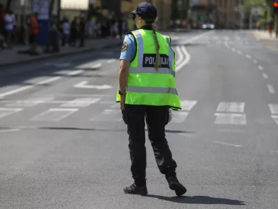 05.06.2025 - Simbolična fotografija Policija - prometna nesreča - policijski trakFoto: Luka Cjuha