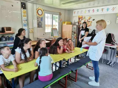 dnevni center za romske otroke, Dru&scaron;tvo za razvijanje prostovoljnega dela Novo mesto