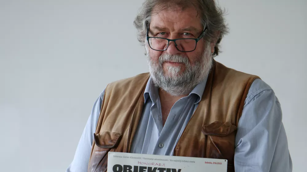 14.06.2017 - Ervin Hladnik Milharčič, kolumnist- Dnevnik 2017 - portreti za komentarje in kolumne - kolumnisti - novinarji - novinar//FOTO: Tomaž Skale / Foto: TomaĹľ Skale