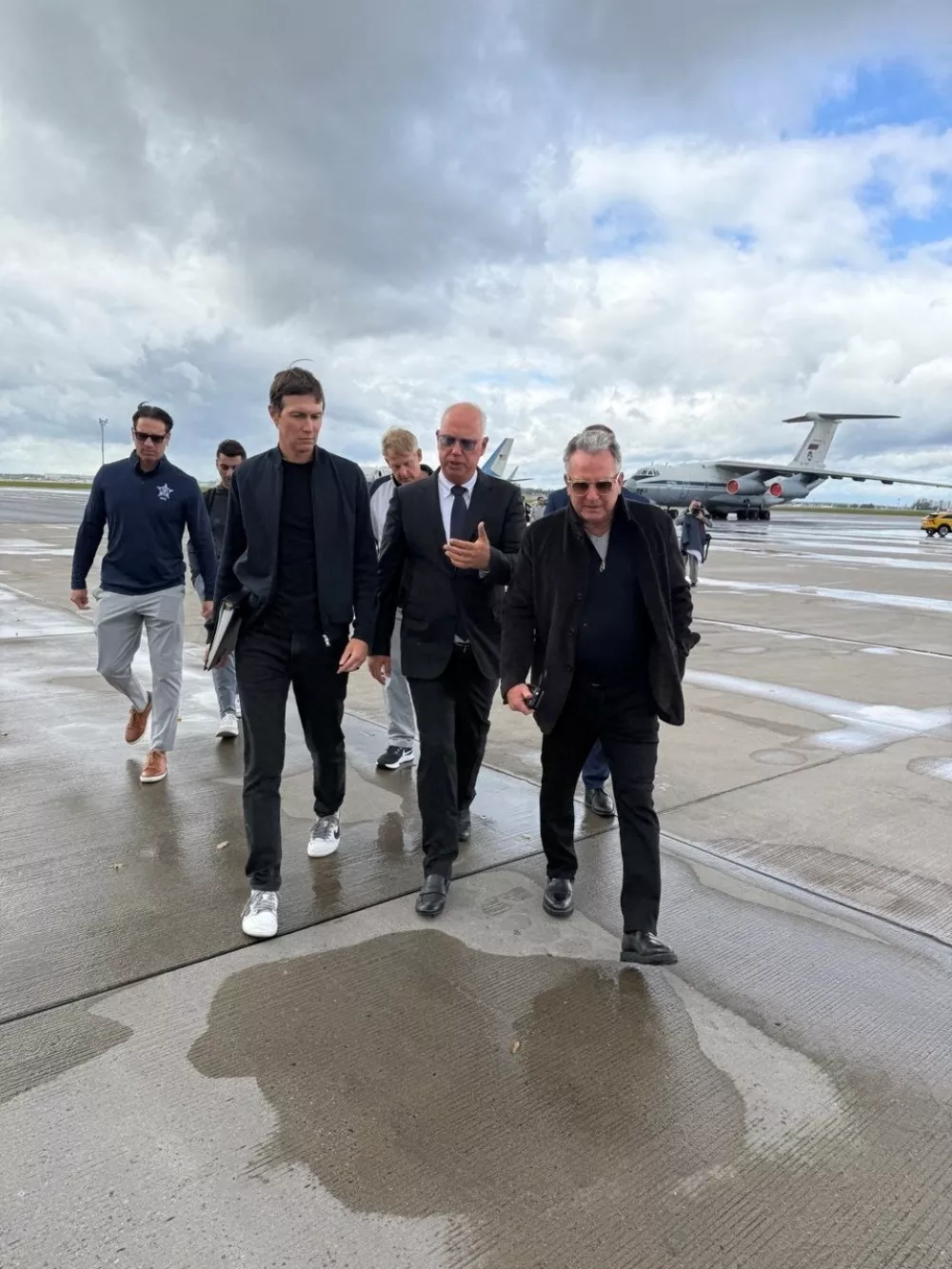 Russian presidential envoy&nbsp;Kirill&nbsp;Dmitriev walks with U.S. special representatives Jared Kushner and Steve Witkoff upon their arrival at Vnukovo International Airport in Moscow, Russia, September 5, 2026. Photo&nbsp;acquired&nbsp;by&nbsp;REUTERS/via&nbsp;REUTERS&nbsp;THIS IMAGE HAS BEEN SUPPLIED BY A THIRD PARTY.&nbsp;NO RESALES. NO ARCHIVES.