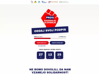 Proti razkroju Slovenije