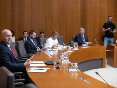 Borut Rončevič1.6.2026 - predstavitev kandidata za ministra za izobraževanje, znanost in mladino Boruta Rončevića pred pristojnim odborom DZFoto: Luka Cjuha