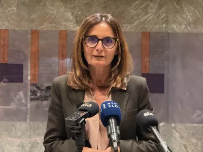 Ljubljana, DZ.Izjava podpredsednice DZ Natase Avsic Bogovic ob robu izredne seje.