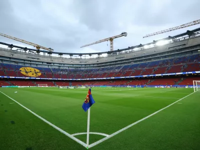 Soccer Football - UEFA Champions League - FC Barcelona v Feyenoord - Spotify Camp Nou, Barcelona, Spain - September 9, 2026 General view inside the stadium before the match REUTERS/Albert Gea