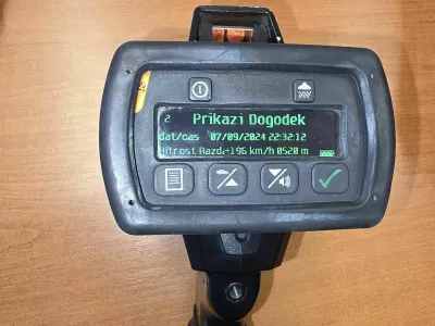 prekoračena hitrost v ribnici