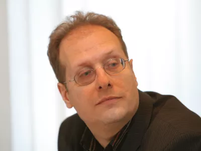 dr.Matej Makarovič, sociolog - predavatelj na FUD&Scaron; - Fakulteta za uporabne družbene &scaron;tudije /FOTO: Luka CjuhaOPOMBA: ZA OBJAVO V ČASOPISU DNEVNIK