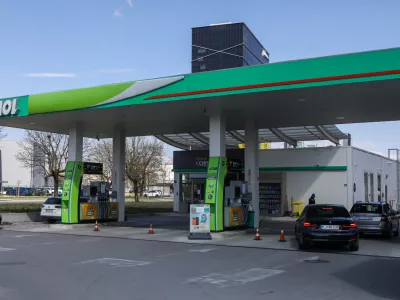 19.3.2026 - MOL Bencinski servis - bencinska pumpa - pomankanje goriva na bencinskih črpalkah - motena oskrba dobave gorivaFoto: Luka Cjuha