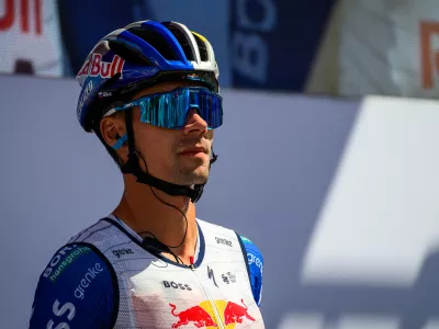 Spanija, Dos Hermanas.Kolesarska dirka po Spaniji, 17. etapa: Dos Hermanas - Sevilla (185 km).Slovenski kolesar Primoz Roglic
