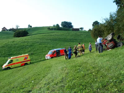 delovna nesreča s traktorjem, &Scaron;entjur pri Celju