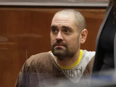 FILE - Nick Reiner appears during his arraignment on murder charges for the deaths of his parents, Feb. 23, 2026, in Los Angeles. (Chris Torres/Pool Photo via AP, file)