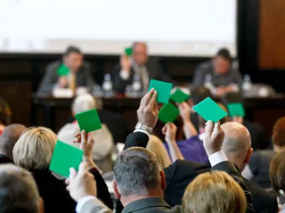 Ljubljana, ZZZS. Izredna skupscina Zavoda za zdravstveno zavarovanje Slovenije (ZZZS). Foto: Stanko Gruden/STA