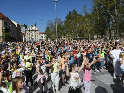 16.9.2026 - Kongresni trg - Ritem trajnostne mobilnosti - otroci - &scaron;olarji plesFoto: Luka Cjuha
