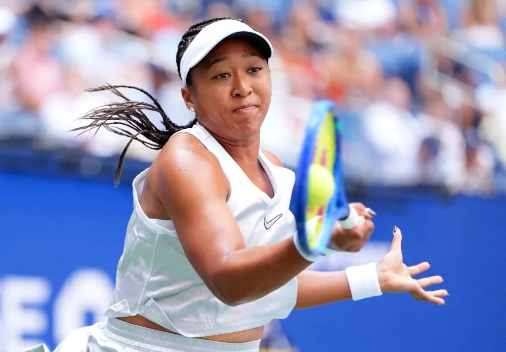Tennis - U.S. Open - Flushing Meadows, New York, United States - September 3, 2026 Japan's Naomi Osaka in action during her second round match against Czech Republic's Katerina Siniakova IMAGN IMAGES via Reuters/Robert Deutsch   TPX IMAGES OF THE DAY / Foto: Robert Deutsch