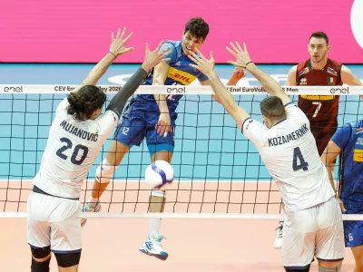 nik mujanovic, slovenija, italija, odbojka, evropsko prvenstvo, modena