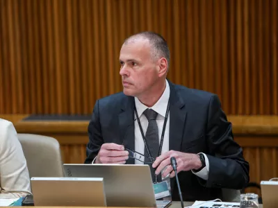 - Mihael Zupančič, kandidat za ministra za pravosodje,- 02.06.2026. - Zasli&scaron;anja kandidatov za ministre 4. vleda Janeza Jan&scaron;e pred parlamentarnimi odbori v DZ RS.//FOTO: Bojan Velikonja