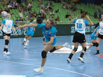 5.9.2026 - Rokomet ženske tekma Krim OTP Group Mercator - CSM Bukare&scaron;ta v prvem krogu evropske lige prvakinjFoto: Luka Cjuha