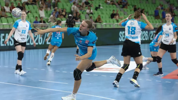 5.9.2026 - Rokomet ženske tekma Krim OTP Group Mercator - CSM Bukare&scaron;ta v prvem krogu evropske lige prvakinjFoto: Luka Cjuha