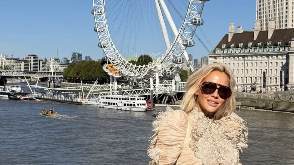 Maja &Scaron;uput je uživala v Londonu. F instagram Maje &Scaron;uput