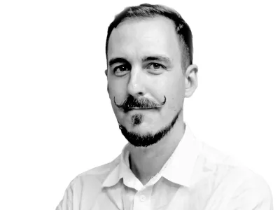 - 08.08.2019 - Aljaž Potocnik - novinar Dnevnik//FOTO: Luka Cjuha.------crno bela, za komentarjev tekoce in permanent !!!