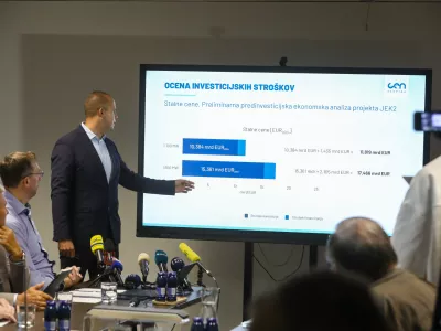 jan lokar17.9.2026 - novinarska konferenca družbe Gen energija, na kateri bodo predstavili status projekta izgradnje nove jedrske elektrarne v Kr&scaron;kem (Jek2)Foto: Luka Cjuha