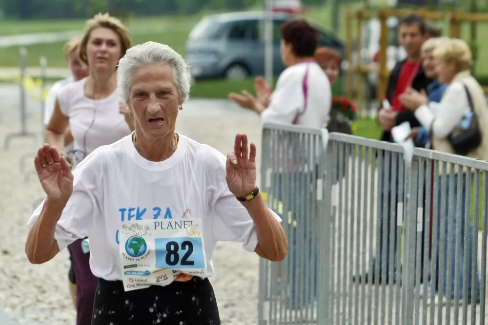 Helena Žigon- tek iz Domžal do Volčjega potokaFOTO: JAKA GASAR / NEDELJSKIOPOMBA: SAMO ZA OBJAVO V NEDELJSKEM DNEVNIKU TER EDICIJAH DNEVNIKA / Foto: Jaka Gasar