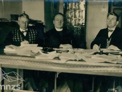 Uredni&scaron;tvo časopisa Slovenec v Mariboru / Foto: Fototeka Muzeja Novej&scaron;e Zgodovine
