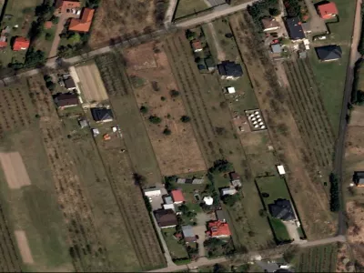 A satellite image taken on April 13, 2026 shows the area of a ground-based Starlink satellite communications station in Wola Krobowska, Poland. The station burned down on September 23, 2026, in what the government suspects was an act of sabotage, according to Polish Deputy Prime Minister Krzysztof Gawkowski. Pleiades Neo &copy; Airbus DS 2026/Handout via REUTERS. THIS IMAGE HAS BEEN SUPVIDED BY A THIRD PARTY. MANDATORY CREDIT.