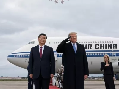 Fotografija, ki jo je ameri&scaron;ki predsednik objavil na svojem profilu. / Foto: Truthsocial.com/@realdonaldtrump