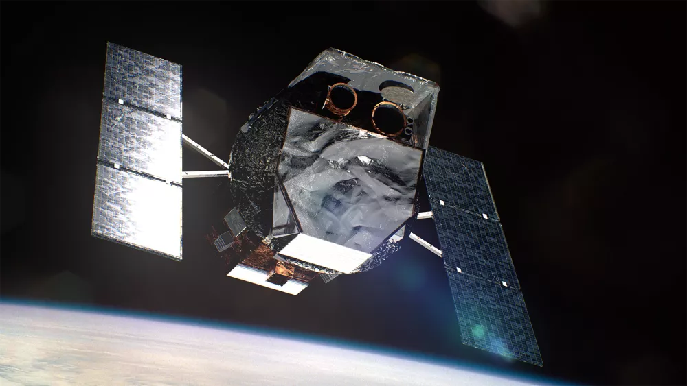 Satelit Swift v orbiti / Foto: Nasa