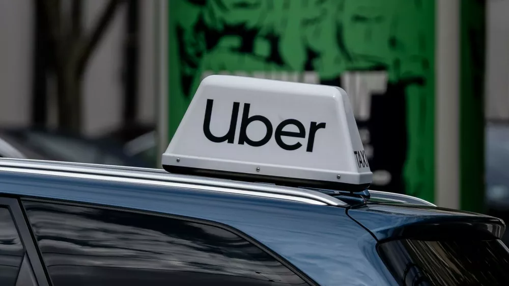An Uber car is seen in Warsaw, Poland, on September 12, 2026.Daily Life In Warsaw, Poland - 12 Sep 2026,Image: 1134076415, License: Rights-managed, Restrictions:, Model Release: no 