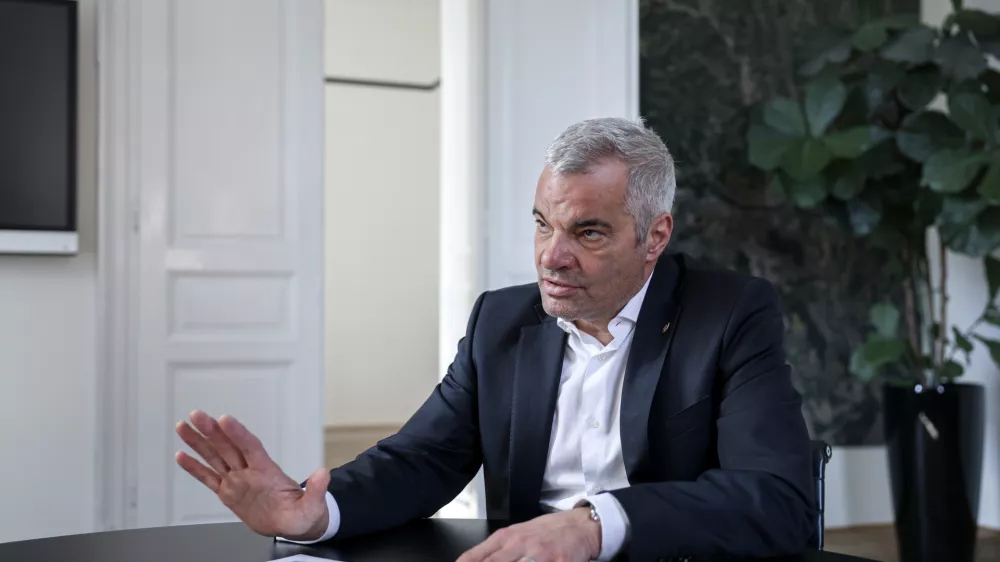 - 11.03.2025 - župan Maribora, Sa&scaron;a Arsenovič//FOTO: Jaka GasarOPOMBA: ZA OBJEKTIV - INTERVJU
