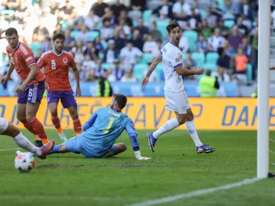 Andraž &Scaron;porar26.9.2026 - Nogomet - reprezentanca slovenije - stadion Stožice - tekma Slovenija - &Scaron;kotska v prvem krogu evropske lige narodov.Foto: Luka Cjuha