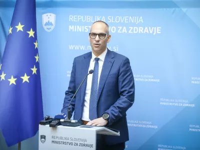 Tadej osterc minister za zdravje21.7-2026 - novinarska konferenca ministrstva za zdravje, na kateri bo minister Tadej Ostrc spregovoril o ključnih ugotovitvah ob primopredaji poslov na ministrstvu za zdravje in finančnem stanju ministrstva; ministrstvo,Foto: Luka Cjuha