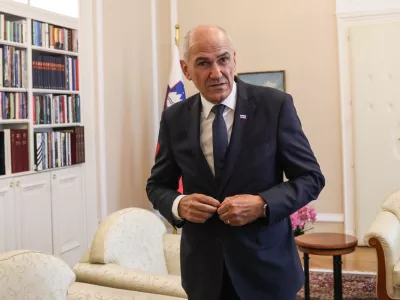 - Janez Ivan Jan&scaron;a, Predsednik Vlade RS,- 17.06.2026. Sprejem 16. Vlade Republike Slovenije pri Predsednici Republike Slovenije Nata&scaron;i Pirc Musar.//FOTO: Bojan Velikonja