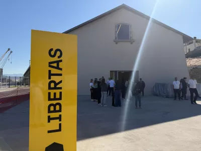 Koper, Libertas.Novinarska konferenca Mestne obcine Koper in Zavoda za mladino, kulturo in turizem Koper pred odprtjem sticisca kultur Libertas.
