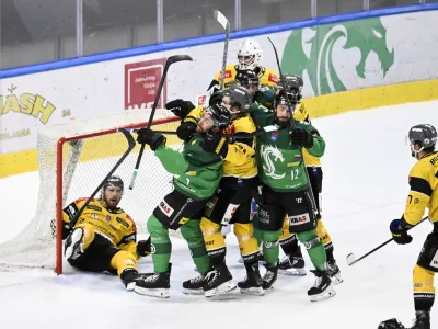 Nik Sim&scaron;ič05.04.2026 - Olimpija &ndash; Pustertal Liga ICE HOCKEY foto: Nik Erik Neubauer