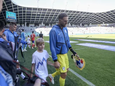 Jan Oblak26.9.2026 - Nogomet - reprezentanca slovenije - stadion Stožice - tekma Slovenija - &Scaron;kotska v prvem krogu evropske lige narodov.Foto: Luka Cjuha