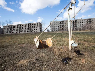 The abandoned town of Krasnogorsk next to the village of Kalachi, one the heart of the uranium production,Image: 566168054, License: Rights-managed, Restrictions: ***HANDOUT image or SOCIAL MEDIA IMAGE or FILMSTILL for EDITORIAL USE ONLY! * Please note: Fees charged by Profimedia are for the Profimedia's services only, and do not, nor are they intended to, convey to the user any ownership of Copyright or License in the material. Profimedia does not claim any ownership including but not limited to Copyright or License in the attached material. By publishing this material you (the user) expressly agree to indemnify and to hold Profimedia and its directors, shareholders and employees harmless from any loss, claims, damages, demands, expenses (including legal fees), or any causes of action or allegation against Profimedia arising out of or connected in any way with publication of the material. Profimedia does not claim any copyright or license in the attached materials. Any downloading fees charged by Profimedia are for Profimedia's services only. * Handling Fee Only ***, Model Release: no 