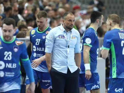 Selektor Uro&scaron; Zorman17.5.2026 - Rokomet povratna tekma Slovenija - Črna gora v zadnjem krogu kvalifikacij za nastop na SP 2027Foto: Luka Cjuha