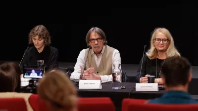 Vodja strokovnega programa festivala Veronika Zakonj&scaron;ek, direktor FSF Bojan Labović ter vodja projekta in trženja Tja&scaron;a Smrekar so včeraj v ljubljanskem Kinodvoru predstavili prihajajoči 29. FSF Portorož. F Matjaž Ru&scaron;t 
