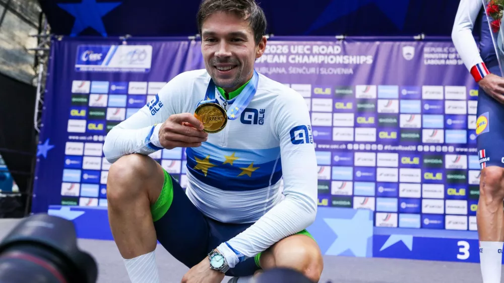 07.10.2026.  Primož Roglič. Člani Evropsko prvenstvo v kolesarstvu Slovenijaz 2026. &Scaron;enčur. 