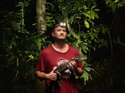 Conservation ecologist and Rolex National Geographic Perpetual Planet Explorer Matt Shirley. (Photo by Robin Hammond/National Geographic) / Foto: National Geographic/robin Hammond