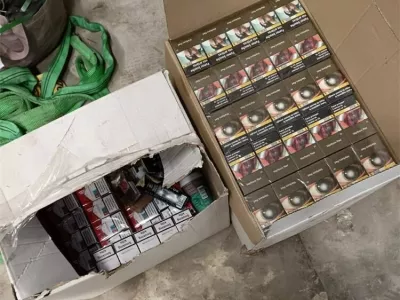Blizu Reke so odkrili nezakonito tovarno cigaret